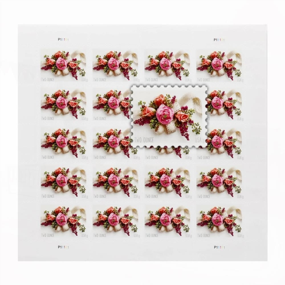 2020 US Wedding Garden Corsage Two Ounce Forever Stamps