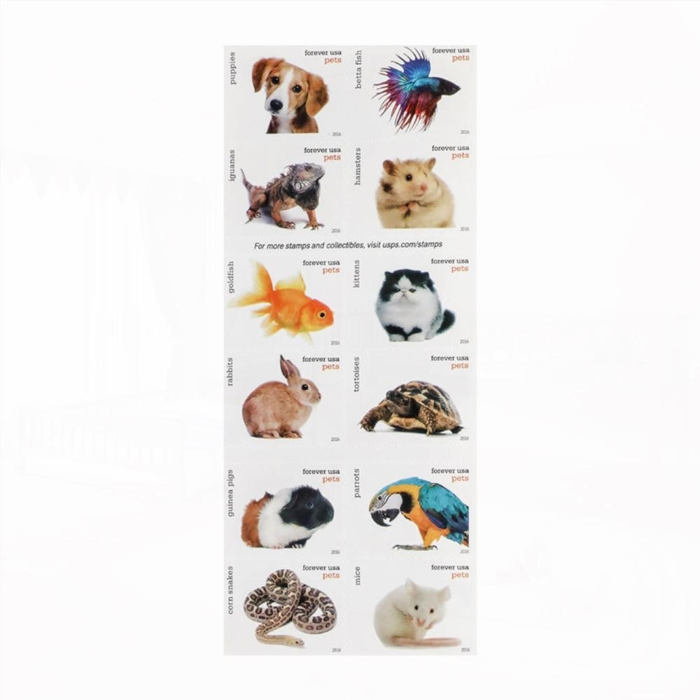 2016 US Pets Forever Stamps