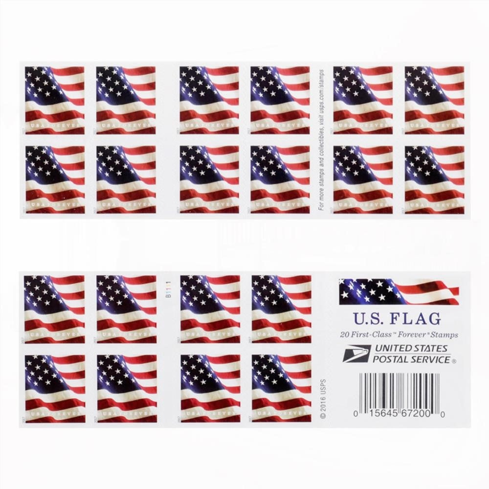 Booklet 2017 US Flag Forever First-Class Rate Stamps