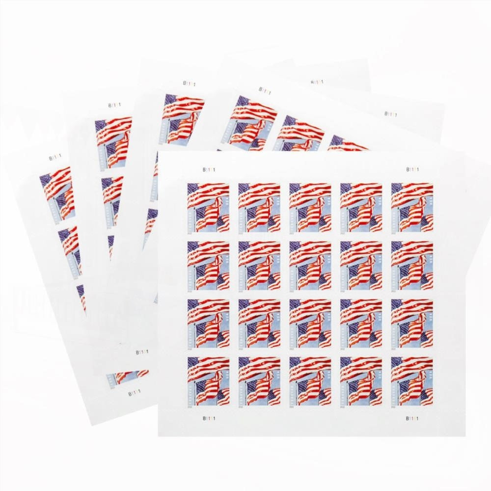 Panes U.S. Flags 2022 Forever Stamps