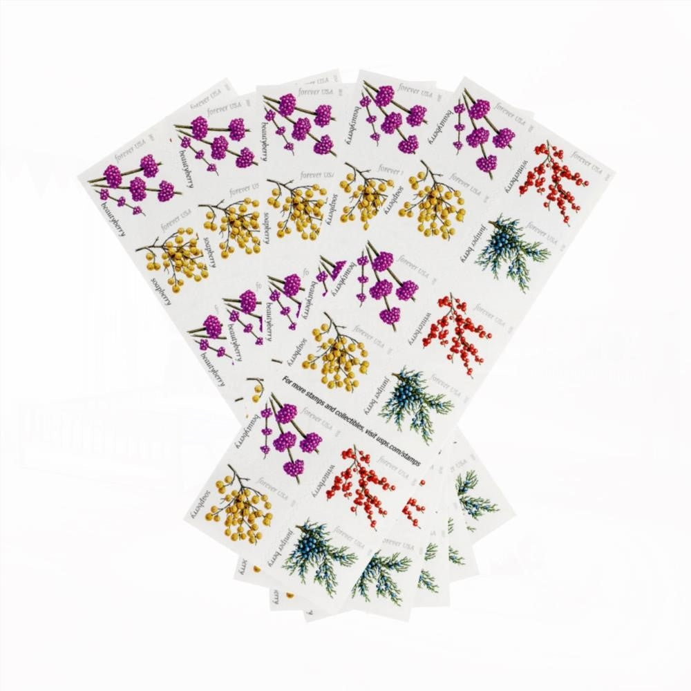 2019 US Winter Berries Forever Stamps