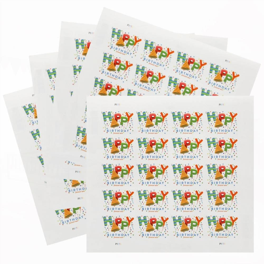 US 2021 Happy Birthday Stamps Forever