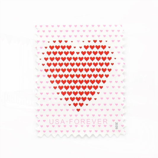 2020 US Made of Hearts Forever First-Class Postage Stamps Wedding